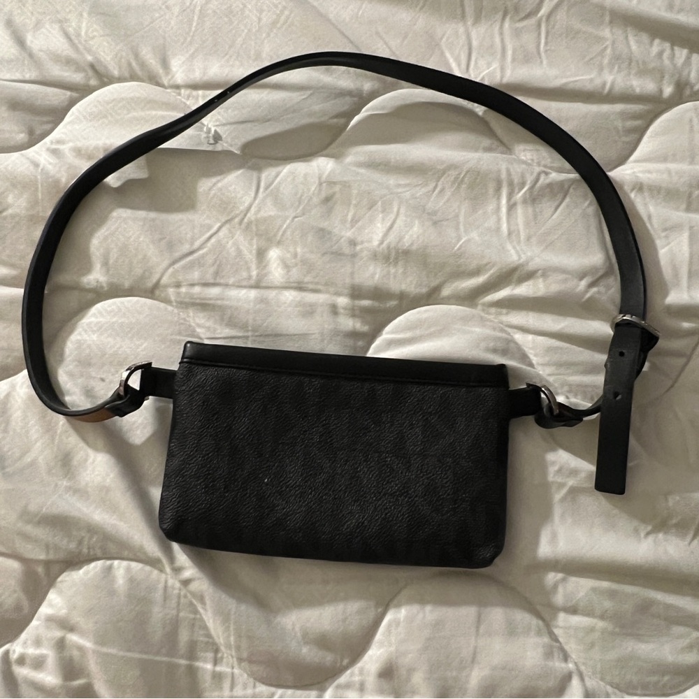 Black Michael Kors belt bag